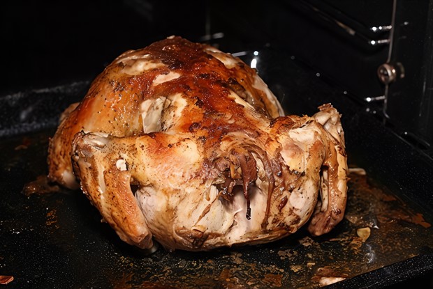 Цыпленок табака со сметаной