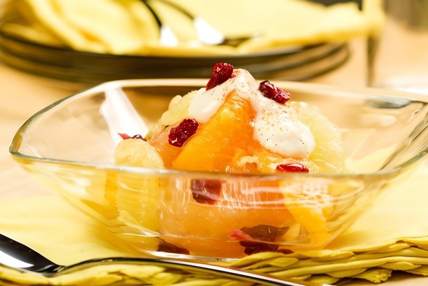 Цитрусовый салат с анисом и ликером