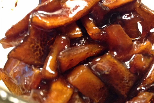 Цукаты из лимонной цедры на гречишном меду