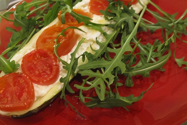 Цукини фаршированные фетой