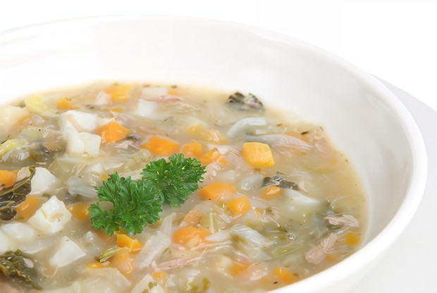 Cуп из баранины с салмой