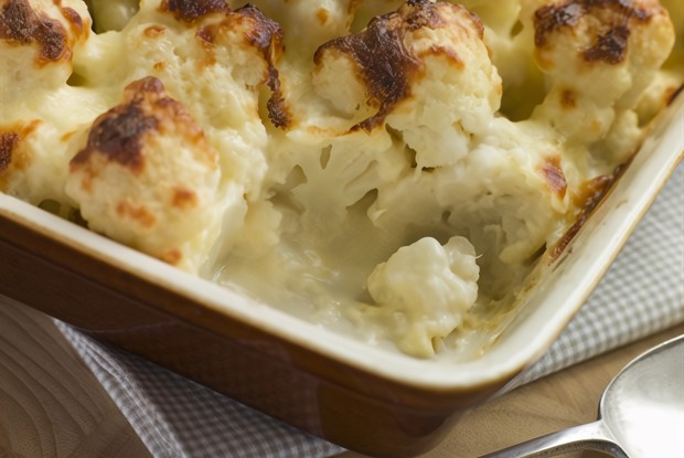 Цветная капуста с соусом бешамель