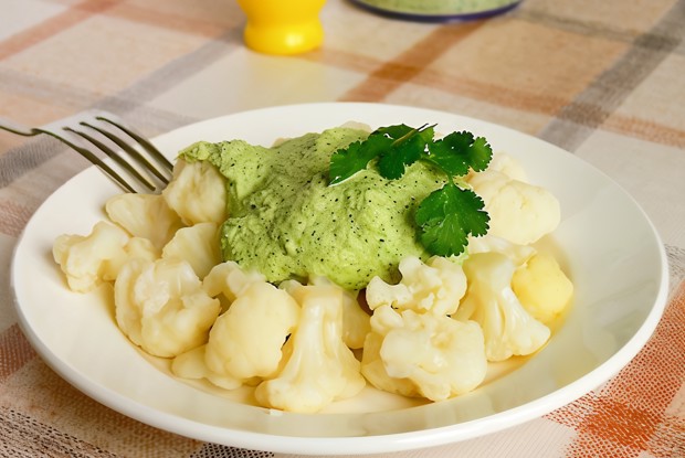 Цветная капуста с соусом