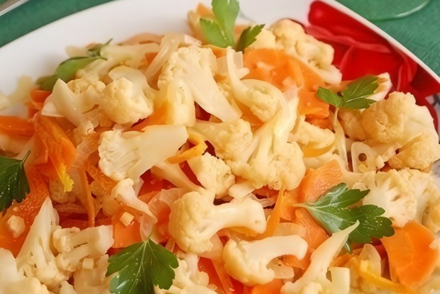 Цветная капуста в апельсиновом соусе