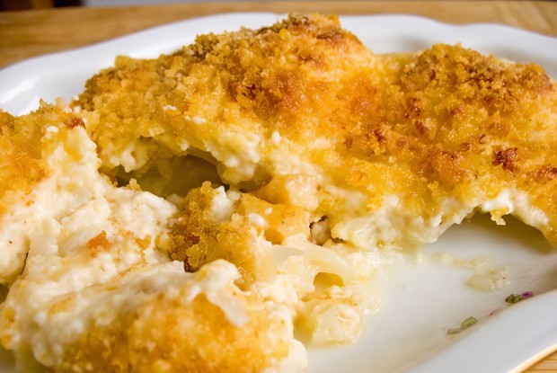 Цветная капуста в соусе бешамель