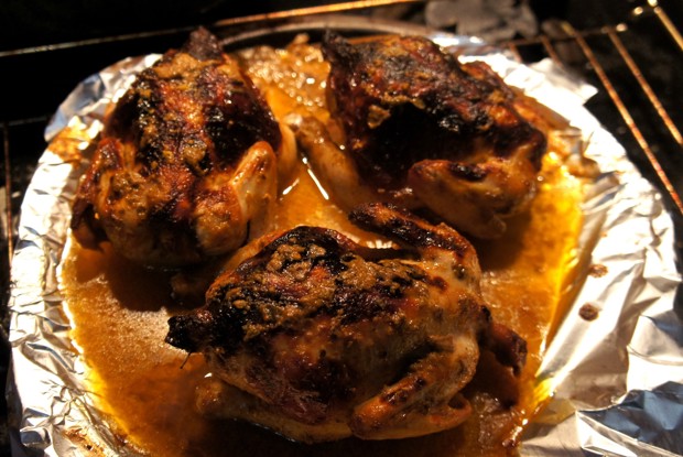 Цыпленок корнишон в маринаде из кокосового молока с красным карри