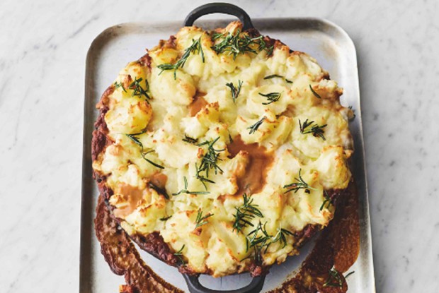 Деревенский пирог с овощами