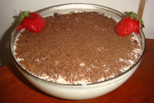 Десерт из ревеня