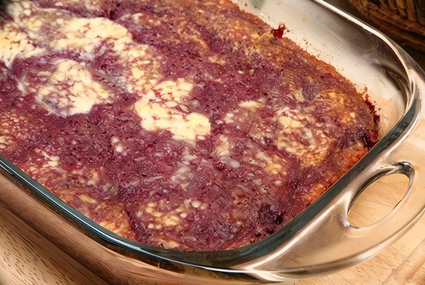 Десерт из вишни