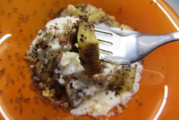 Десерт из запеченных бананов