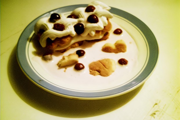 Десерт «Коралловые рифы»