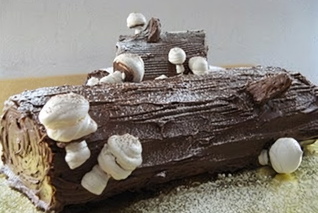 Десерт «Рождественское полено»