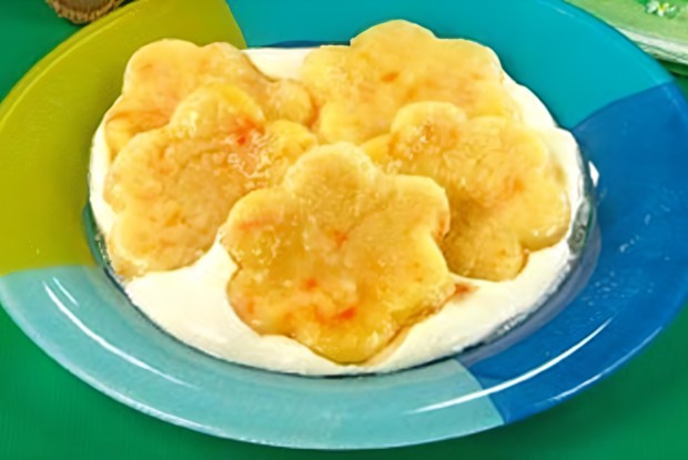 Десерт творожно-апельсиновый