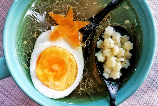 Детский куриный суп со звездочками