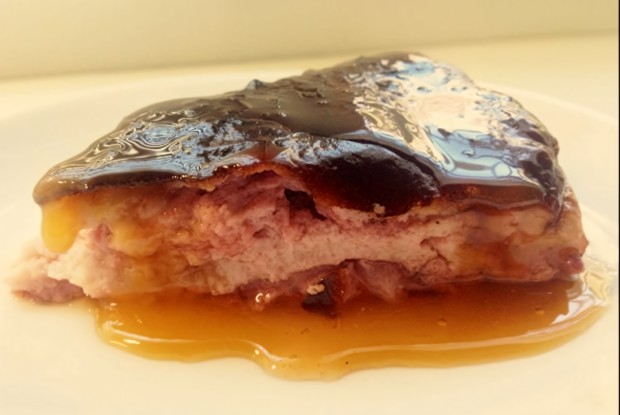 Диетическая клубничная запеканка