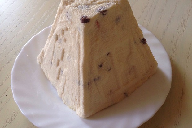 Диетическая заварная творожная пасха