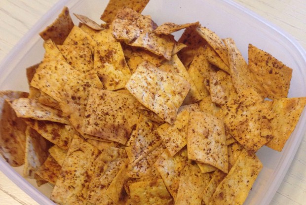 Диетические чипсы из лаваша
