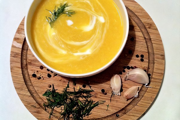 Диетический крем-суп из тыквы