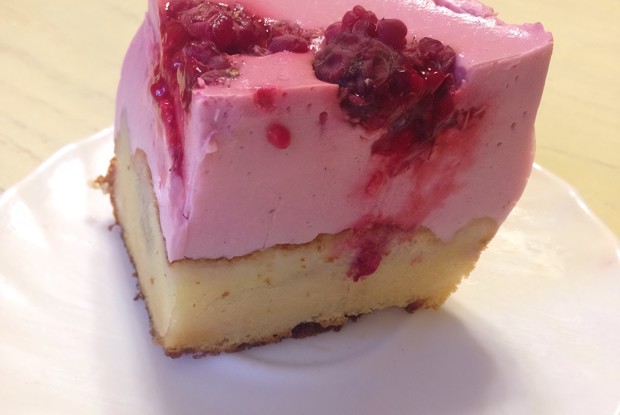 Диетический малиновый мини-тортик