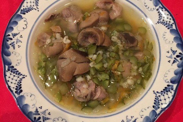 Диетический рассольник (диета № 9)