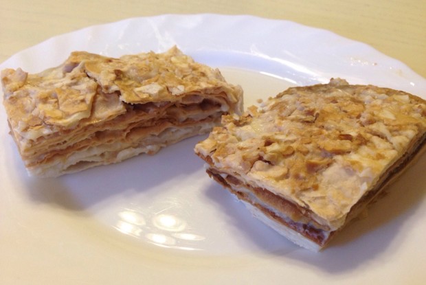 Диетический торт Наполеон из лаваша