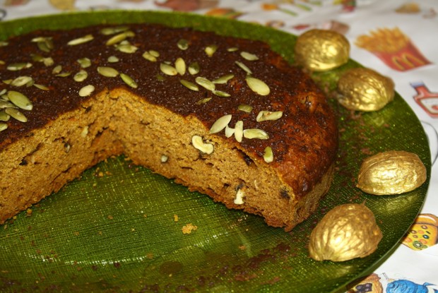 Диетический тыквенный пирог