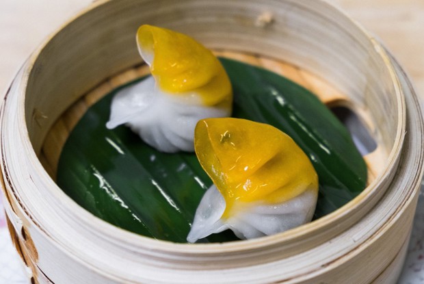 Дим-самы с картошкой и огурцами