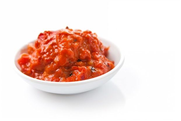 Дип из жареных перцев с имбирем