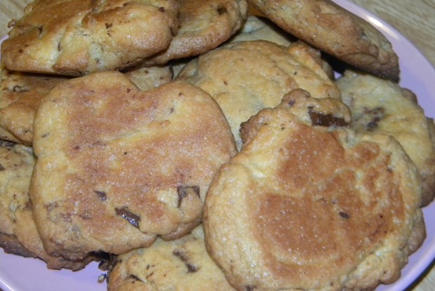 Домашнее печенье с шоколадными кусочками