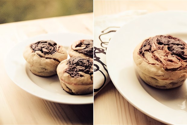 Домашние маффины с бананом и нутеллой (Starbucks has a rest)