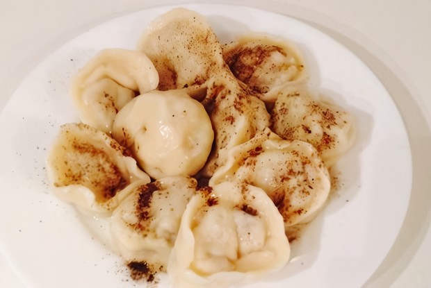 Домашние пельмени со смешенным фаршем