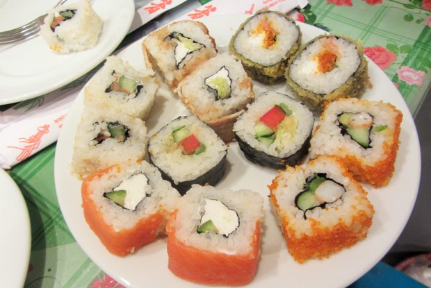 Домашние роллы «Калифорния»