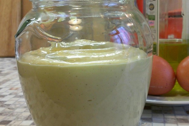 Домашний майонез на оливковом масле и лимоне