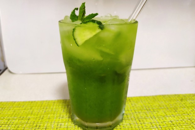 Домашний лимонад огуречный