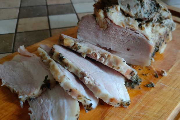 Домашняя буженина на пару