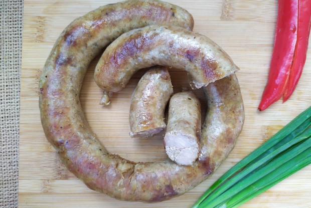 Домашняя колбаса из свинины