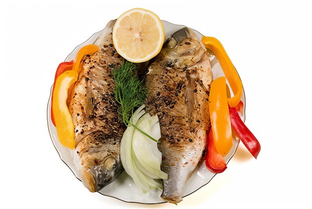 Дорада печеная