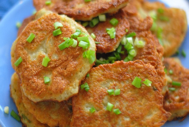 Драники с луком