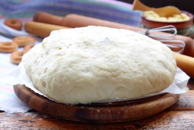 Дрожжевое тесто для капустного пирога