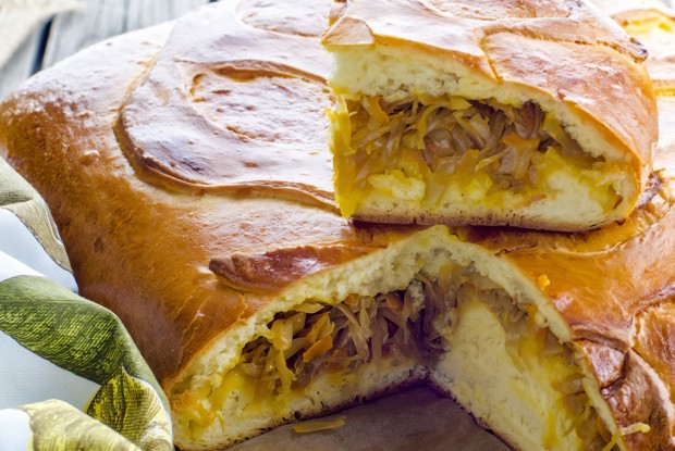 Дрожжевое тесто со сливочным маслом