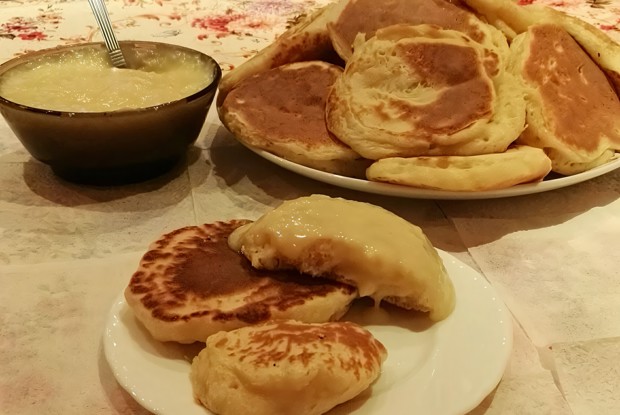 Дрожжевые оладьи