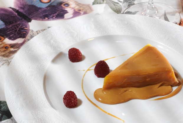 Дульче-де-лечче с полентой