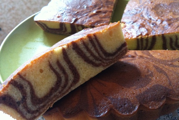 Двухцветный кекс