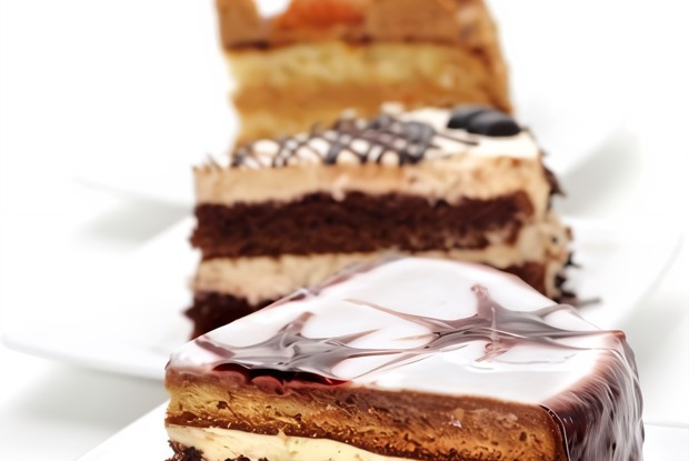 Двухцветный торт из сметаны