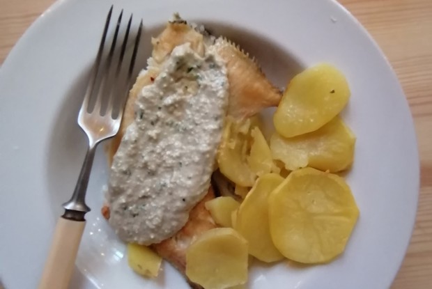 Джон Дори с соусом таратор