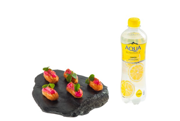 Эклеры с копченым лососем