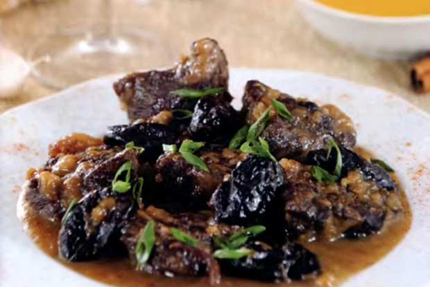 Эсик-флейш (кисло-сладкая говядина)