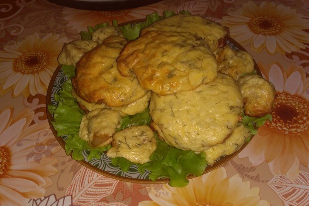 Эскалопы из свинины под сырно-чесночной корочкой