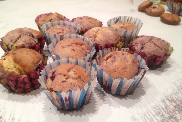 Ежевичные маффины