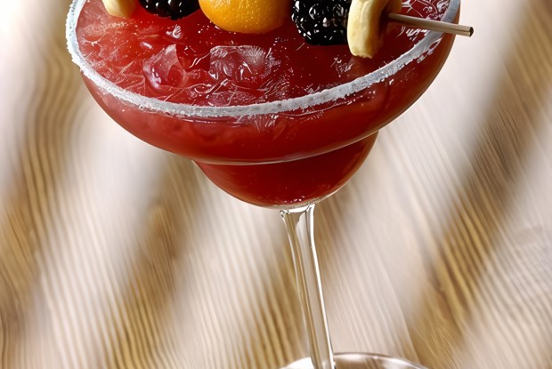 Ежевичный физ с джином